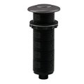 Westbrass Replacement Disposal Air Switch Trim in Powdercoated Flat Black ASB-B3-62